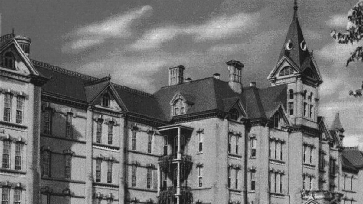 historic photo of state hospital